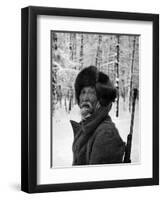 Siberian Hunter, 1972-Mario de Biasi-Framed Premium Giclee Print