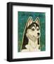 Siberian Husky-John W^ Golden-Framed Art Print