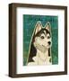 Siberian Husky-John W^ Golden-Framed Art Print