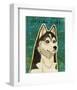 Siberian Husky-John W^ Golden-Framed Art Print