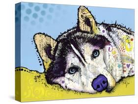 Siberian Husky-Dean Russo-Stretched Canvas