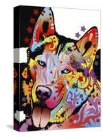 Siberian Husky-Dean Russo-Stretched Canvas