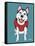 Siberian Husky-Tomoyo Pitcher-Framed Stretched Canvas