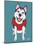 Siberian Husky-Tomoyo Pitcher-Mounted Premium Giclee Print