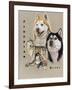 Siberian Husky-Barbara Keith-Framed Giclee Print