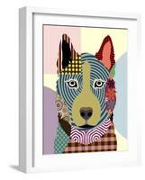 Siberian Husky-Lanre Adefioye-Framed Giclee Print