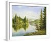 Siberian Lake-Helmut Glassl-Framed Art Print