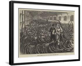 Siberian Mammoth Tusks on the Ivory Floor at the London Docks-Melton Prior-Framed Giclee Print