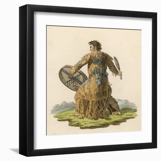 Siberian Shaman-null-Framed Art Print