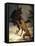 Siberian Tiger Attacking a Cossack-null-Framed Stretched Canvas