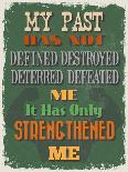Retro Vintage Motivational Quote Poster. Vector Illustration-sibgat-Stretched Canvas