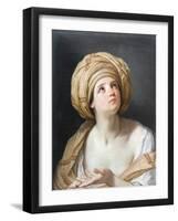 Sibilla, 1635-1636 Circa, (Oil on Canvas)-Guido Reni-Framed Giclee Print