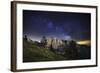 Sibillini National Park at Night, Marche, Italy.-ClickAlps-Framed Photographic Print