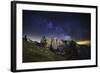 Sibillini National Park at Night, Marche, Italy.-ClickAlps-Framed Photographic Print