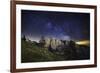 Sibillini National Park at Night, Marche, Italy.-ClickAlps-Framed Photographic Print