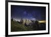 Sibillini National Park at Night, Marche, Italy.-ClickAlps-Framed Photographic Print