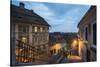 Sibiu, a 12th Century Saxon City at Night, Transylvania, Romania, Europe-Matthew Williams-Ellis-Stretched Canvas