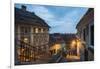 Sibiu, a 12th Century Saxon City at Night, Transylvania, Romania, Europe-Matthew Williams-Ellis-Framed Photographic Print