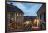 Sibiu, a 12th Century Saxon City at Night, Transylvania, Romania, Europe-Matthew Williams-Ellis-Framed Photographic Print