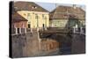 Sibiu, Hermannstadt, Transylvania, Liars' Bridge Near Piata Mica, Romania-Martin Zwick-Stretched Canvas