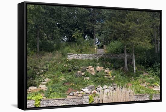 Sibley Park Gardens and Trails-jrferrermn-Framed Stretched Canvas