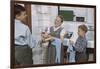 Siblings Drying Dishes-William P. Gottlieb-Framed Photographic Print