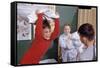 Siblings Having Pillow Fight-William P. Gottlieb-Framed Stretched Canvas