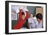 Siblings Having Pillow Fight-William P. Gottlieb-Framed Photographic Print