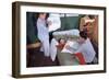 Siblings Having Pillow Fight-William P. Gottlieb-Framed Photographic Print