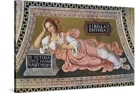 Sibyl of Eritrea, Engraving from Mosaic-Bernardino Pinturicchio-Stretched Canvas