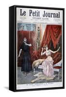 Sibyl Sanderson and Delmas in Jules Massenet 's Opera Thais, Paris, 1894-Oswaldo Tofani-Framed Stretched Canvas