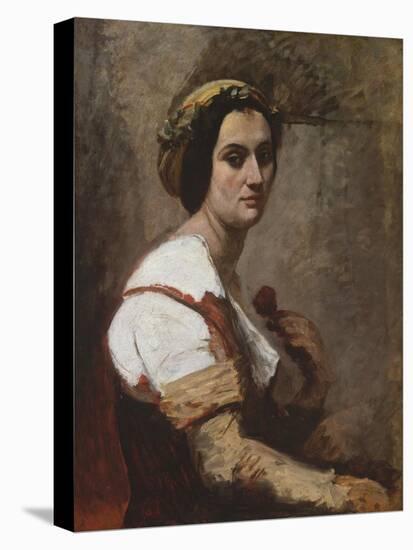 Sibylle, c.1870-Jean Baptiste Camille Corot-Stretched Canvas