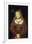 Sibylle Von Cleve as the Bride of Prince Johann Friedrich Von Sachsen-Weimar-Lucas Cranach the Elder-Framed Giclee Print