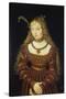 Sibylle Von Cleve as the Bride of Prince Johann Friedrich Von Sachsen-Weimar-Lucas Cranach the Elder-Stretched Canvas