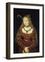 Sibylle Von Cleve as the Bride of Prince Johann Friedrich Von Sachsen-Weimar-Lucas Cranach the Elder-Framed Giclee Print