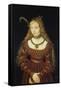 Sibylle Von Cleve as the Bride of Prince Johann Friedrich Von Sachsen-Weimar-Lucas Cranach the Elder-Framed Stretched Canvas