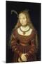 Sibylle Von Cleve as the Bride of Prince Johann Friedrich Von Sachsen-Weimar-Lucas Cranach the Elder-Mounted Giclee Print