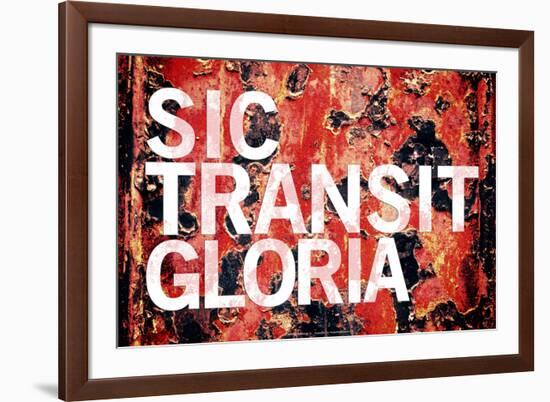 Sic Transit Gloria Poster-null-Framed Photo