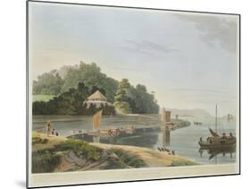 Siccra Gully on the Ganges, Plate IX from Part 6 of 'Oriental Scenery', Pub. 1804-Thomas & William Daniell-Mounted Giclee Print