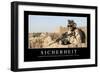 Sicherheit: Motivationsposter Mit Inspirierendem Zitat-null-Framed Photographic Print