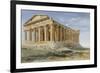 Sicile, de Malte, et de Lipari : Le Temple de la Concorde à Agrigente 1776-1777-Jean-Pierre-Laurent Houel-Framed Giclee Print