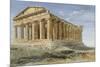 Sicile, de Malte, et de Lipari : Le Temple de la Concorde à Agrigente 1776-1777-Jean-Pierre-Laurent Houel-Mounted Giclee Print