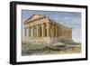 Sicile, de Malte, et de Lipari : Le Temple de la Concorde à Agrigente 1776-1777-Jean-Pierre-Laurent Houel-Framed Giclee Print