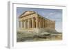 Sicile, de Malte, et de Lipari : Le Temple de la Concorde à Agrigente 1776-1777-Jean-Pierre-Laurent Houel-Framed Giclee Print