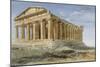 Sicile, de Malte, et de Lipari : Le Temple de la Concorde à Agrigente 1776-1777-Jean-Pierre-Laurent Houel-Mounted Giclee Print