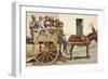 Sicilian Cart and Donkey, Palermo, Italy-null-Framed Art Print