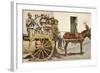 Sicilian Cart and Donkey, Palermo, Italy-null-Framed Art Print