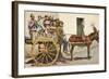 Sicilian Cart and Donkey, Palermo, Italy-null-Framed Art Print