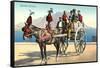 Sicilian Cart and Horse-null-Framed Stretched Canvas