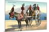 Sicilian Cart and Horse-null-Mounted Art Print